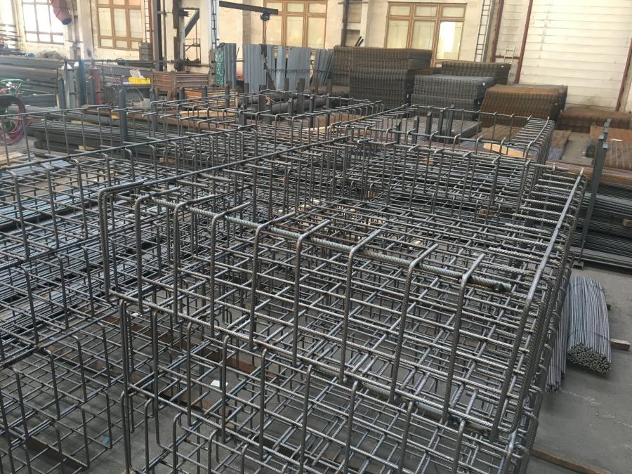 Svařování armovacích košů (ukázka práce)